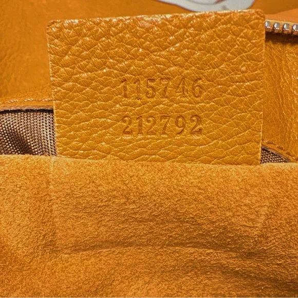 Gucci Tom Ford Blondie RARE Orange GG Logo Monogram Medium Satchel Flap Bag - Picture 11 of 11